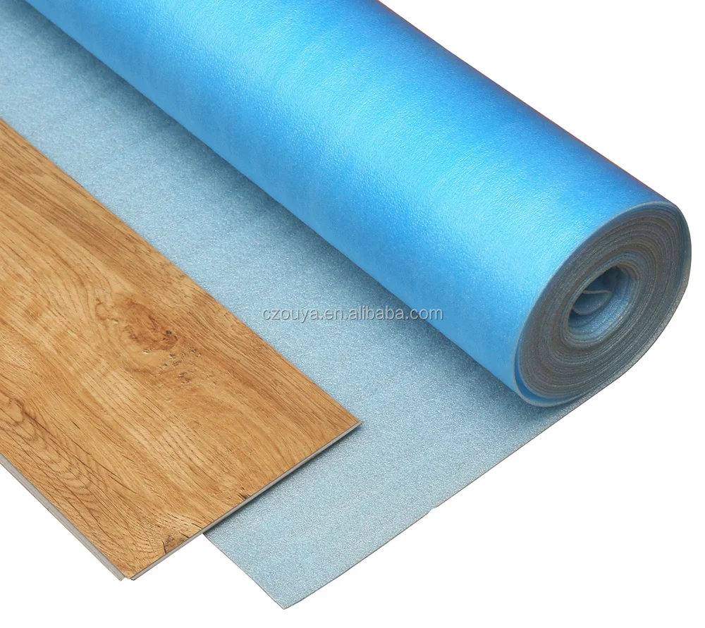 Laminate Flooring Underlayment Padding With Adhesive Tape And Vapor
