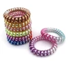 Telephone Cord Elastic Ponytail Holders Hair Ring For Girl Rubber Band Tie