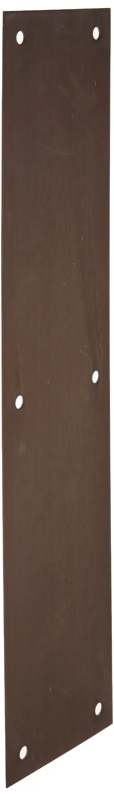 Satin Oxidized Oil Rubbed Finish Rockwood 70B.10B Bronze Standard Push Plate 15 Height x 3-1//2 Width x 0.050 Thick Four Beveled Edges