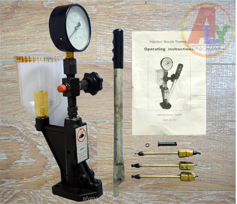S60h Diesel Common Rail Diesel Injector Nozzle Tester Good Quality,Manual Diesel Booster Pump