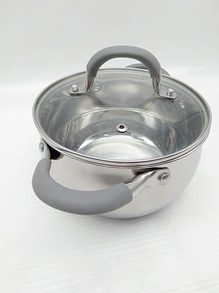 Royal Prestige Cookware 8pcs Rolled Edge Stainless Steel Cookware Set