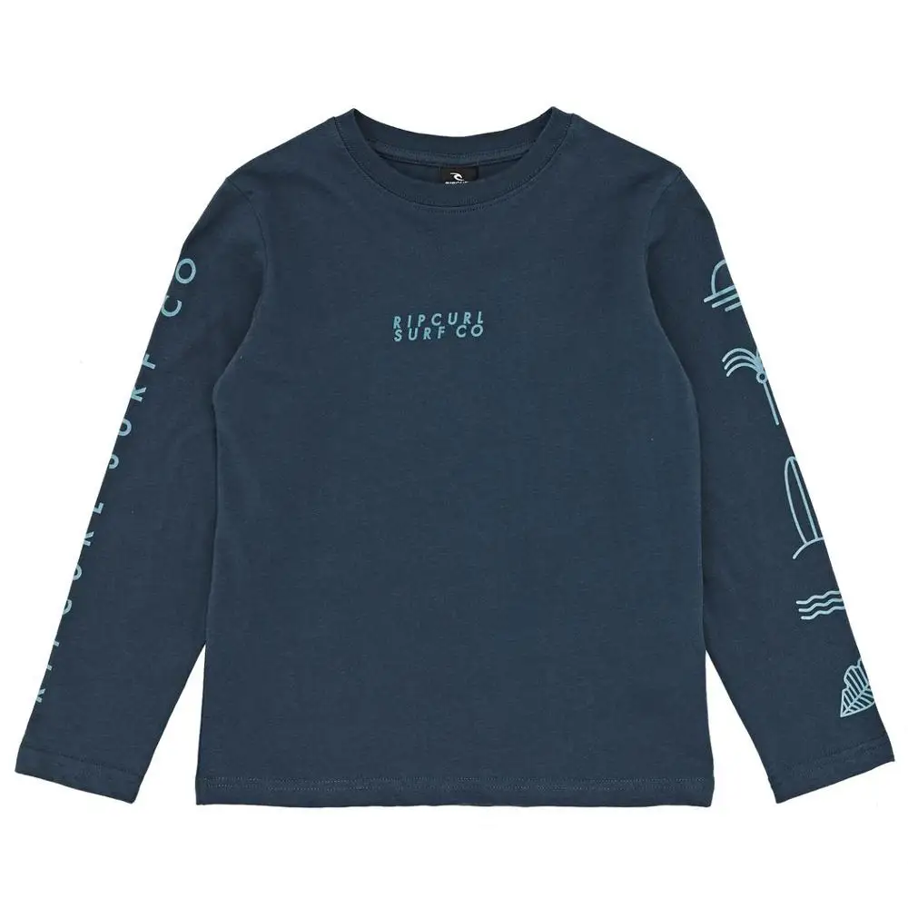 Custom Embroidered Logo Long Sleeve Tshirt High Quality Cotton T Shirt ...