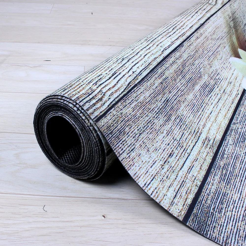 White Plain Polyester Sublimation Blank Carpet For Heat Dye Sublimation