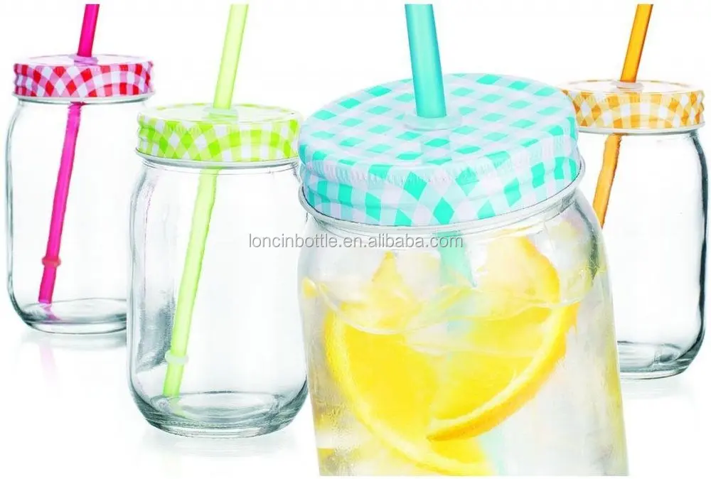 jar mason straw lids with Mason Plastic Mason Glasses,Glass Wall Double Drinking Jar