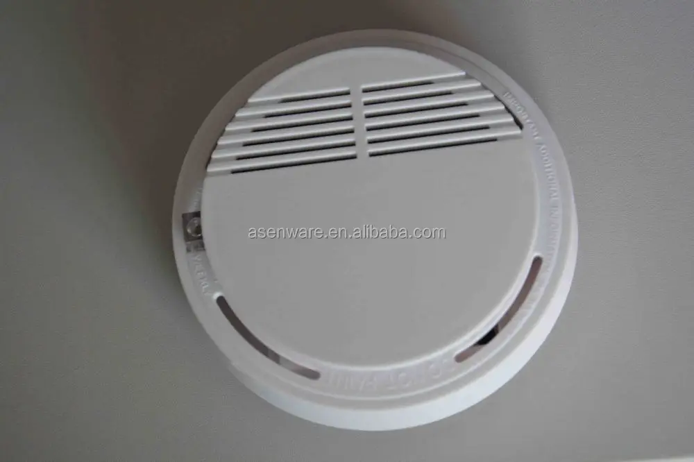 Wireless 9v Battery Operated Smoke Detector/Stand Alone Smoke Detector
