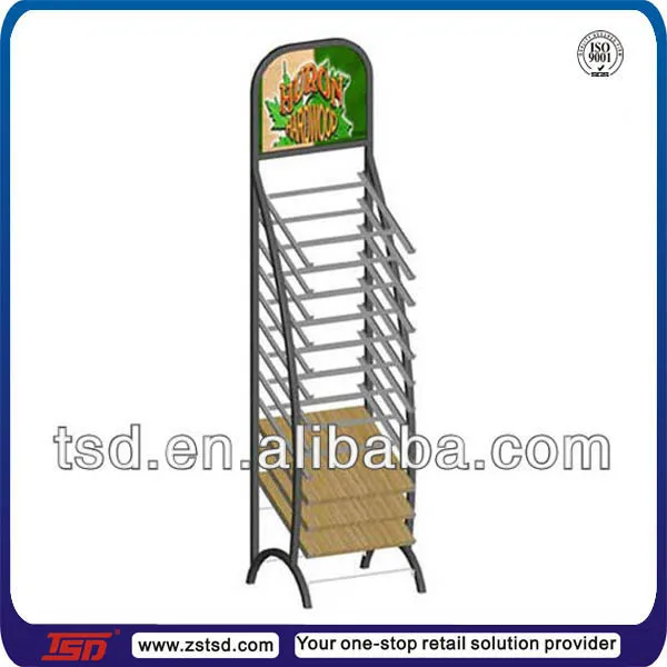 Custom Retail Store Pos Metal Carpet Sample Display Rack,Rug Display