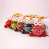 YS172 Yiwu Huilin Jewelry Cute Big Eye Frog Key Chain Promotion rhinestone keyring