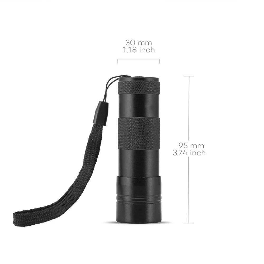 Uv Handheld Flashlight 12 Led 395nm Ultraviolet Blacklight Pet Dog Cat