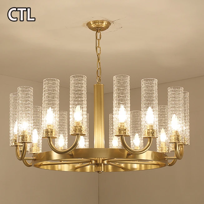 Designers Recommend Copper Chandeliers American Minimalist Style