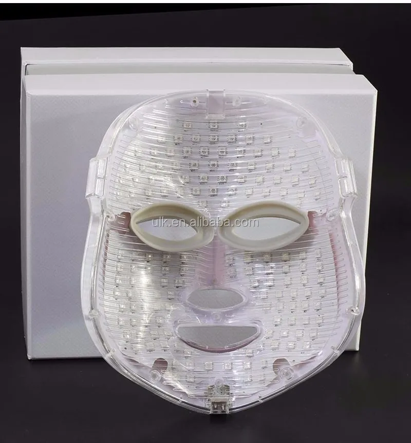 2018 Latest Led Photon Face&neck Mask 7 Color Lights Facial Mask With