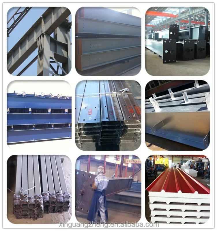 G+1 or two storeys portal frame steel warehouse