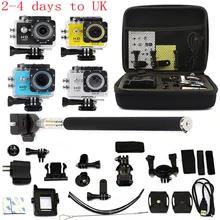 UK 2.0″ WiFi HD 1080P Car DVR Recorder Action Camera Go Sports pro Camera DV As SJ4000 SJ5000 SJ6000 + Bag + Monopod Holder