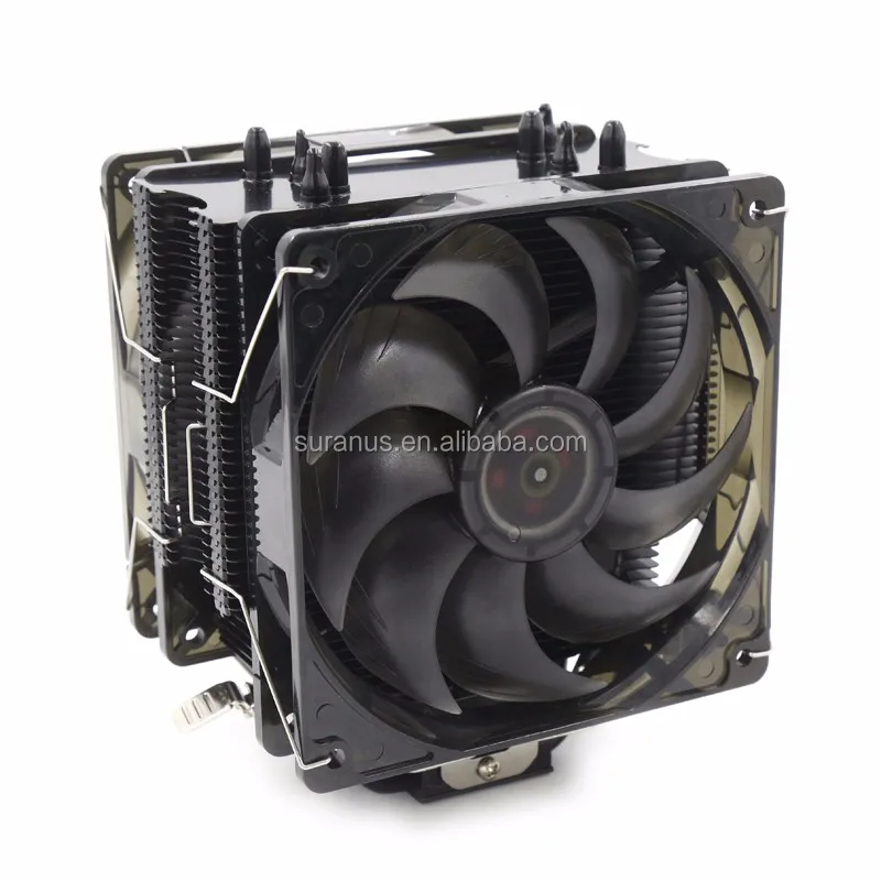 SURANUS ICE300 CPU 쿨러 LGA 1170 2011 모든 플랫폼 블랙 냉각 팬 PWM 및 히트 파이프 컴퓨터 케이스 ...