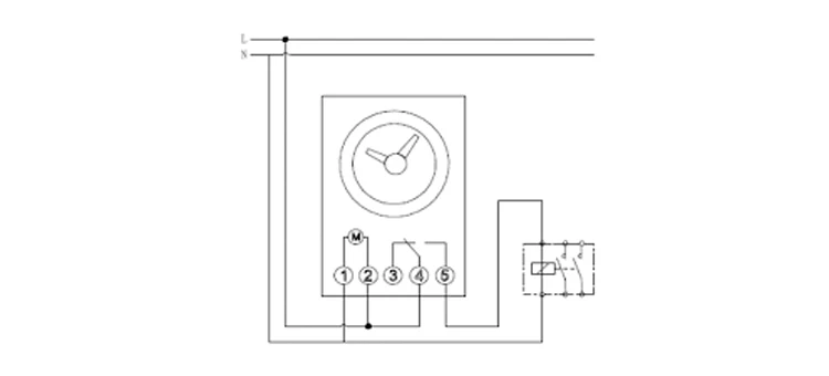 ALION AH711 220V-240V 50Hz Mechanical Programmable Analogue Timer Switch