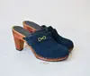 Custom girls white clogs