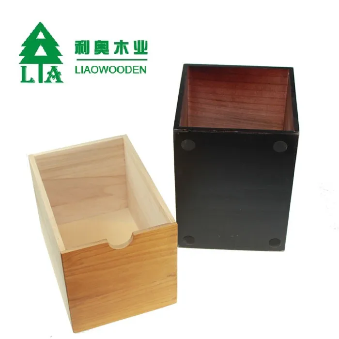 Factory wholesale price of wood lacquer wood box