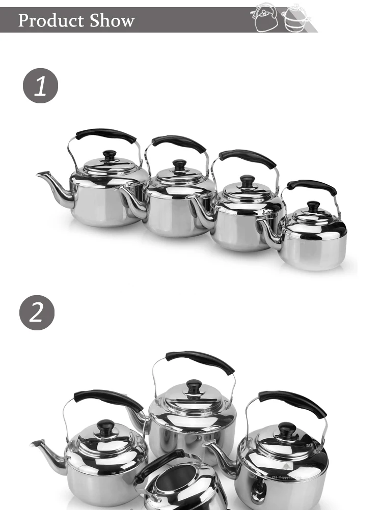 Competitive price colorful customized vintage kettle tea pot morocco tea kettle stainless steel kettle