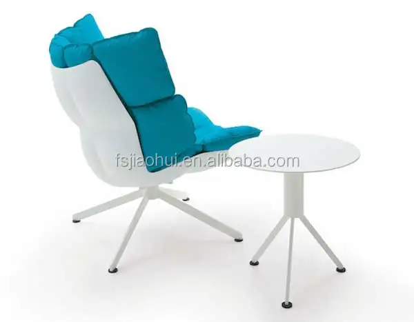 Modern design white fiberglass shell replica modern husk chair