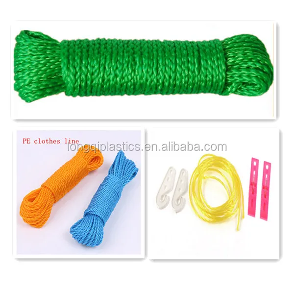 yellow nylon rope