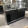 Modern luxury wood glass jewellery display showcase /beautiful jewelry counter designs/ jewelry display stands