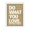 Fine Framed Glass Photo new Prints Wall Ar View with Galvanized frame Linen Screen printing