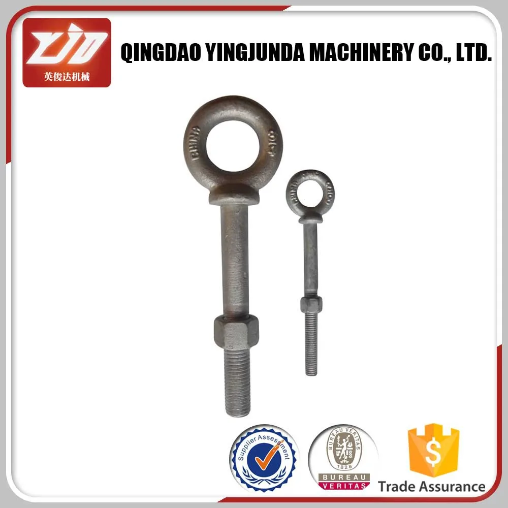 High Quality Eye Bolt Shoulder Nut Eye Bolts Hook Eye Bolts Wholesale