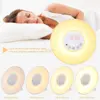 OEM/ODM touch light alarm clock with color changing and sunrise simulation brightness light