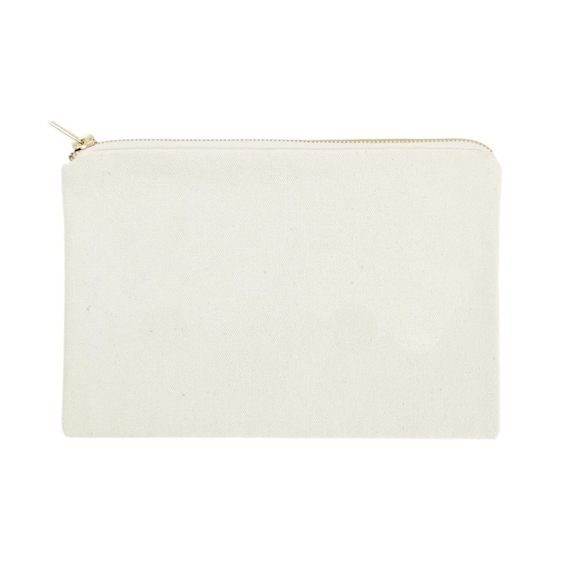 Cotton Canvas Zipper Pouch Cosmetic Makeup Bag Diy Fabric Bag - Buy ...