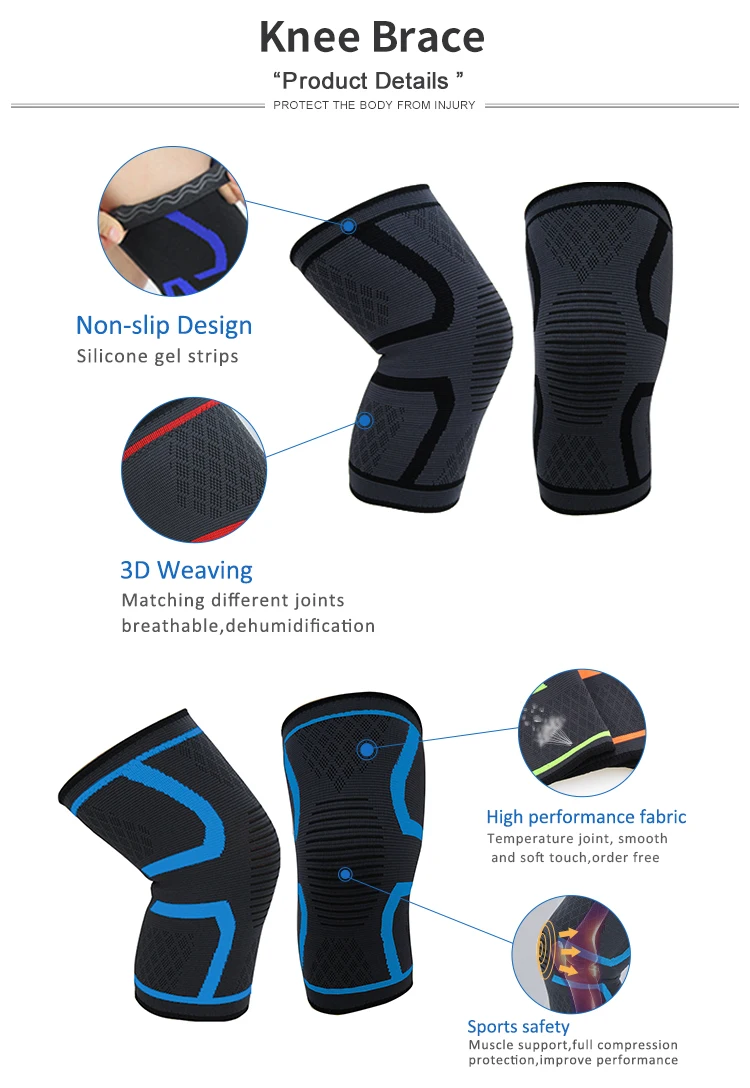 Cheap Price Knee Wraps Powerlifting Knee Brace Support Compression ...