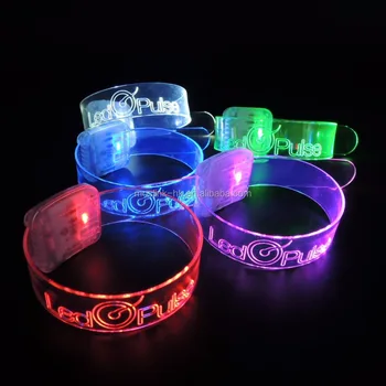 Party Supplies Custom Led Bracelets Laser Logo Tpu Transpa Sound Party Supplies Custom Led Bracelets Laser Logo Tpu Transpa Sound Motion Sensor Light Up Flashing