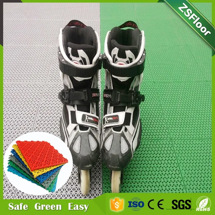 Roller Skating Court Flooring Interlocking Portable Outdoor/indoor