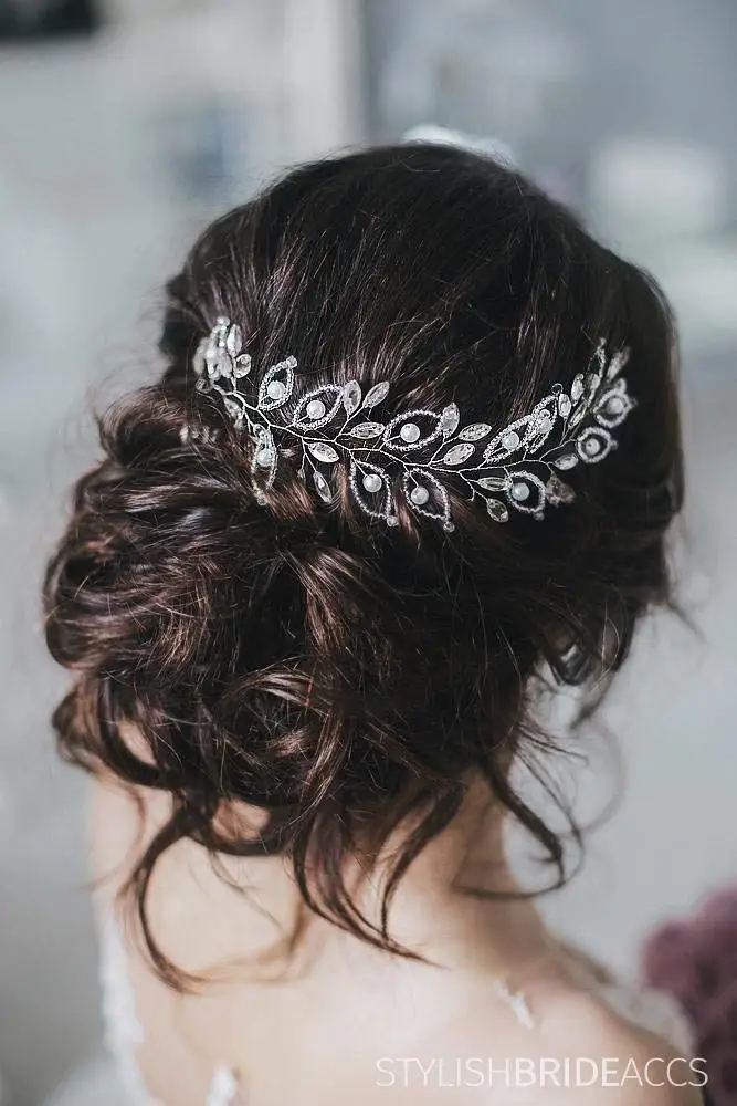 Wedding Crystal Hair Vine, Bridal Hair Crystal Vine, Hair Accessories, Crystal Wedding Hair Vine, Bridal Wedding Crystal Hairpiece