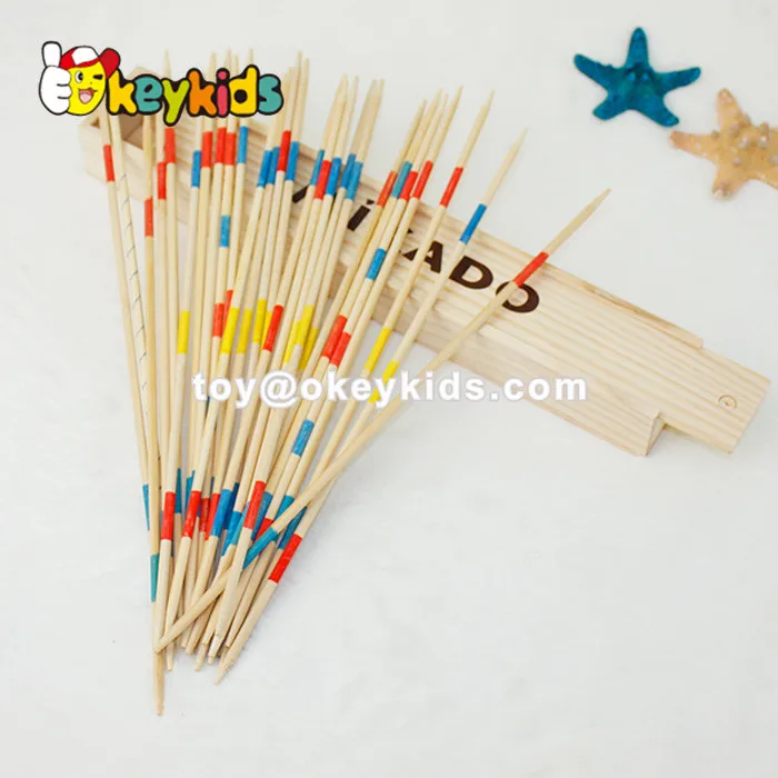 2018 Kids Colorful Wooden Mikado Game Set,Outdoor Wooden Stick Game
