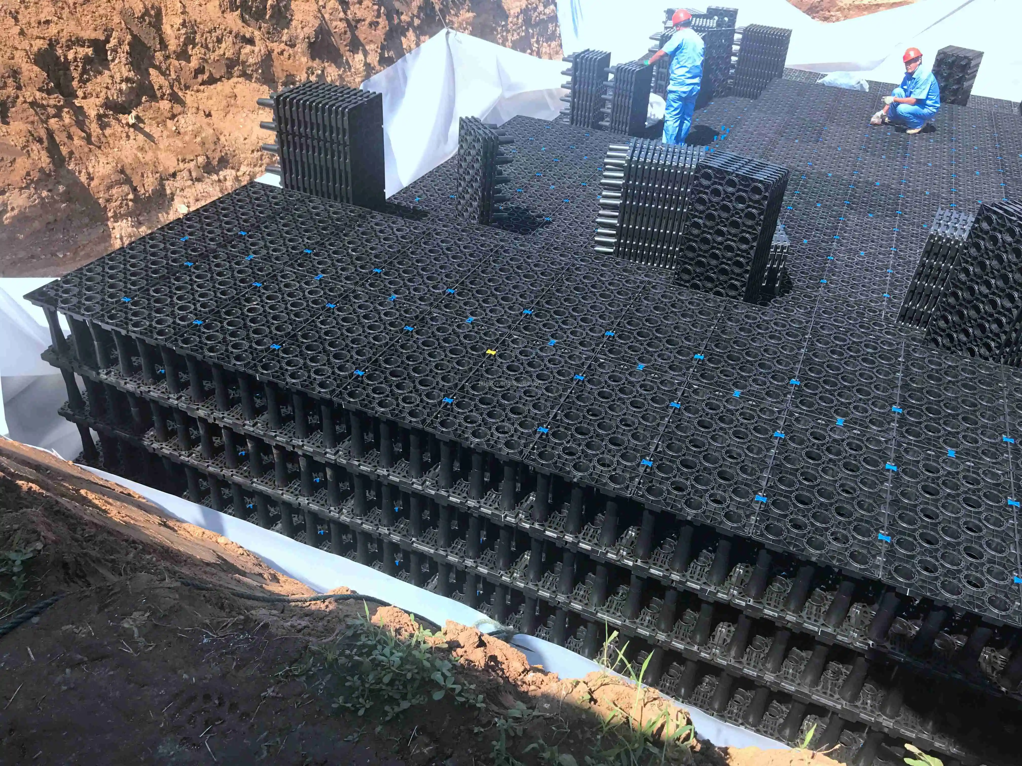 Underground Pp Modular Stormwater Retention Tank For Rainwater