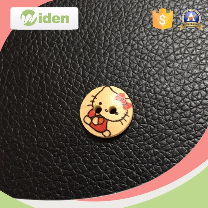 fashion Wooden Button with Printing