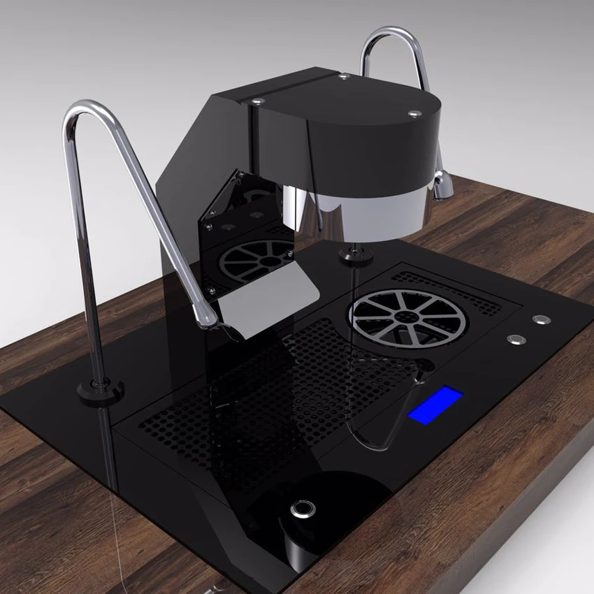 Under Counter Desktop Style One Group Espresso Cappuccino Commercial Undercounter Coffee Machine