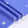 Small floral rice bubble 95 polyester 5 spandex daisy printing fabric