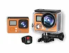 HD 720P 30fps ultra thin design waterproof extreme sports action helmet camera with dual screen and remote control