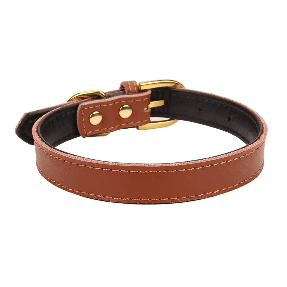 High Quality Adjustable Leather Dog Collar - Buy Dog Collar,Pet Collar ...