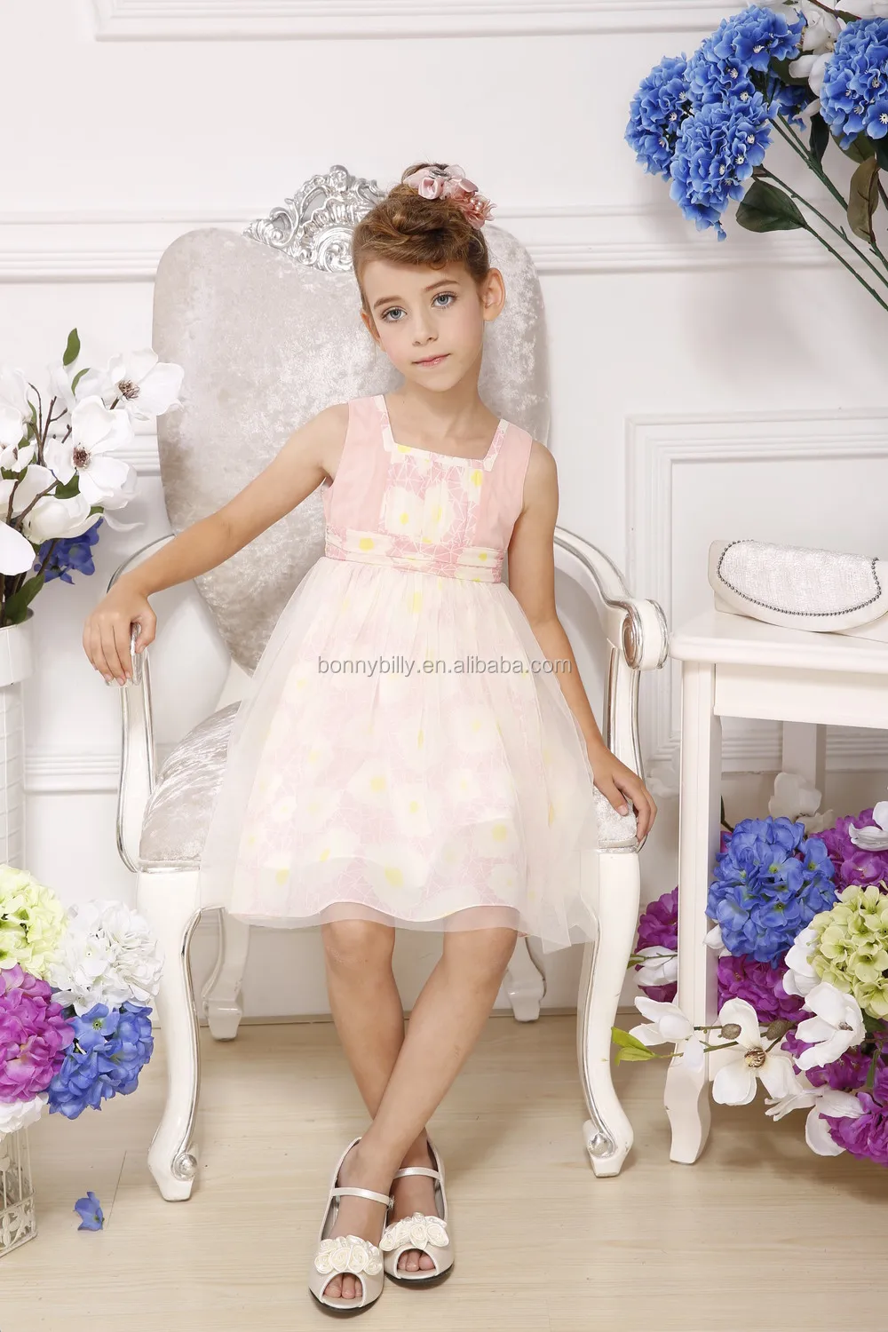 Guangzhou Kid Clothes Bonny Billy Chiffon Dress,Birthday ...