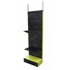 wholesale metal steel pegboard back for hanging product commodity tray flooring standing display rack