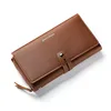 New Fashion Multi Card Men's Leather Zipper Wallet