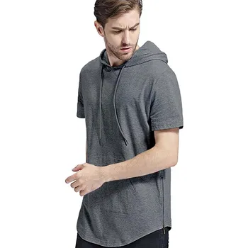 short sleeve hoodie fashion