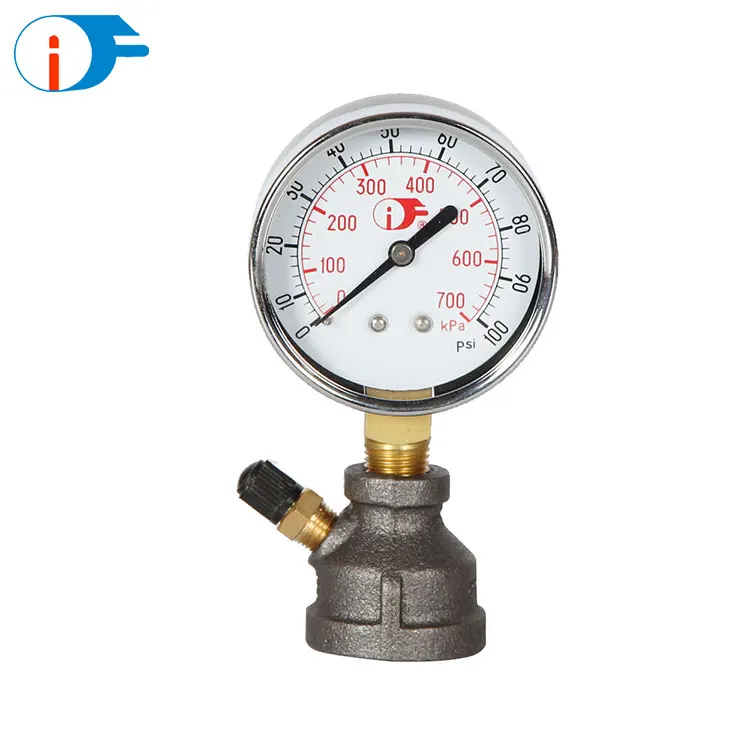 Brass Socket Pressure Gauge Gas Test Manometers Buy Gas Test Pressure