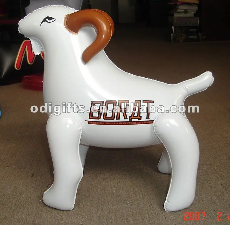 Pvc Inflatable Goat Toys Promotional 