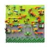 Wholesale early learning educational DIY plastic building blocks wall