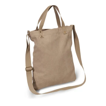brown canvas tote bag