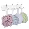 Loofah Bath Sponge Mesh Shower Wash Ball Lufa Bath Soap Pouf Bathroom Accessories Body Sponges for Shower Pack of 4