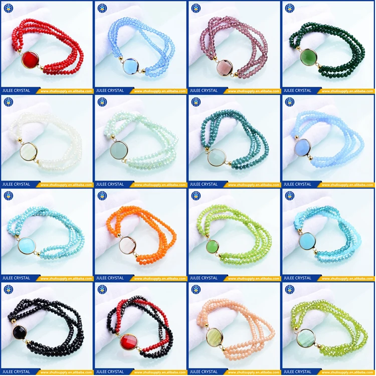 Yiwu Manufacturer Charm Jewelry Bead Bracelet Flower Accessories