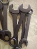 Carbon steel & C45# black finish drop forged Open end ring spanner combination wrench